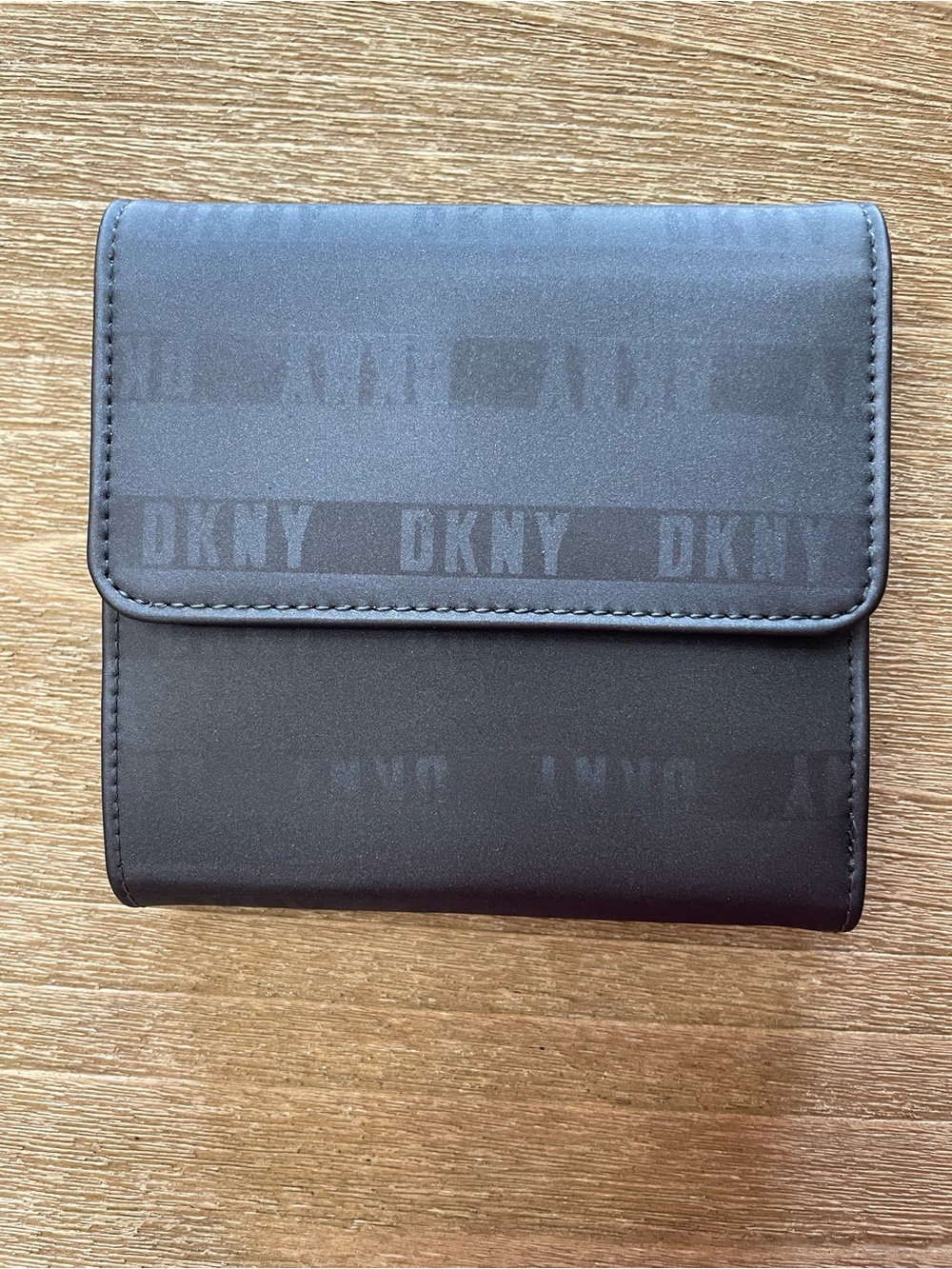 DKNY Grey Logo Compact Women’s Wallet